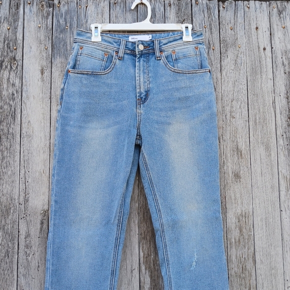 TNR Jeans Sz 28 Lightwash High Rise Straight Leg Womens - Picture 6 of 6